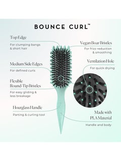 Bounce Curl Bounce Curl Original Define EdgeLift Brush (Teal)  - Image 4