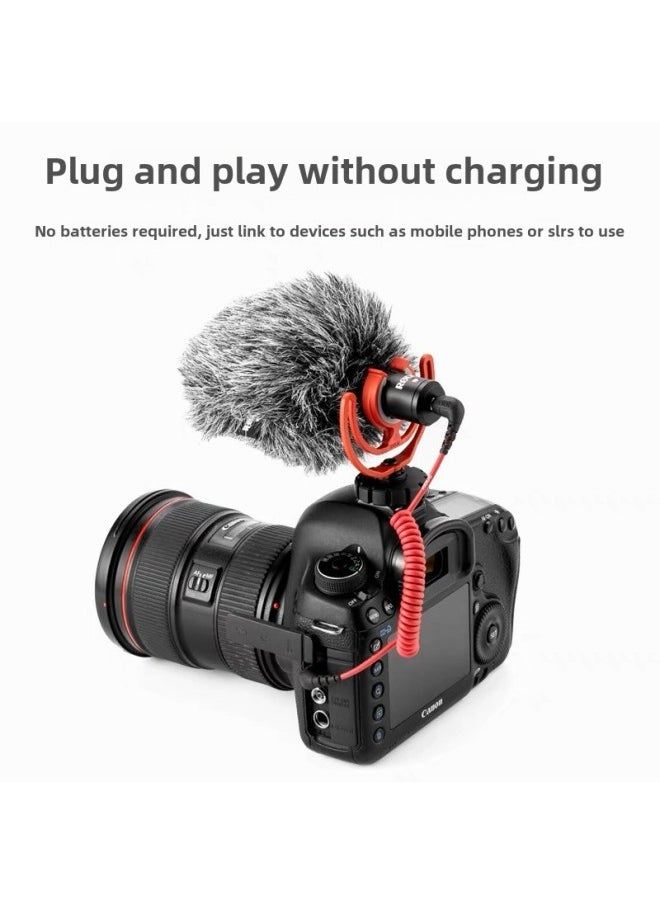 Generic - For Rhode Wireless Go Second Generation Microphone SC7 Mobile Phone Microphone SLR Camera RODE Adapter-Colour:Sc2 Red And Black Camera Cable-Line Length:Other Lengths - Image 1