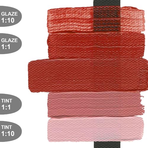 Golden Heavy Body Acrylic Paint, 2-Ounce, Cadmium Red Dark - Image 4