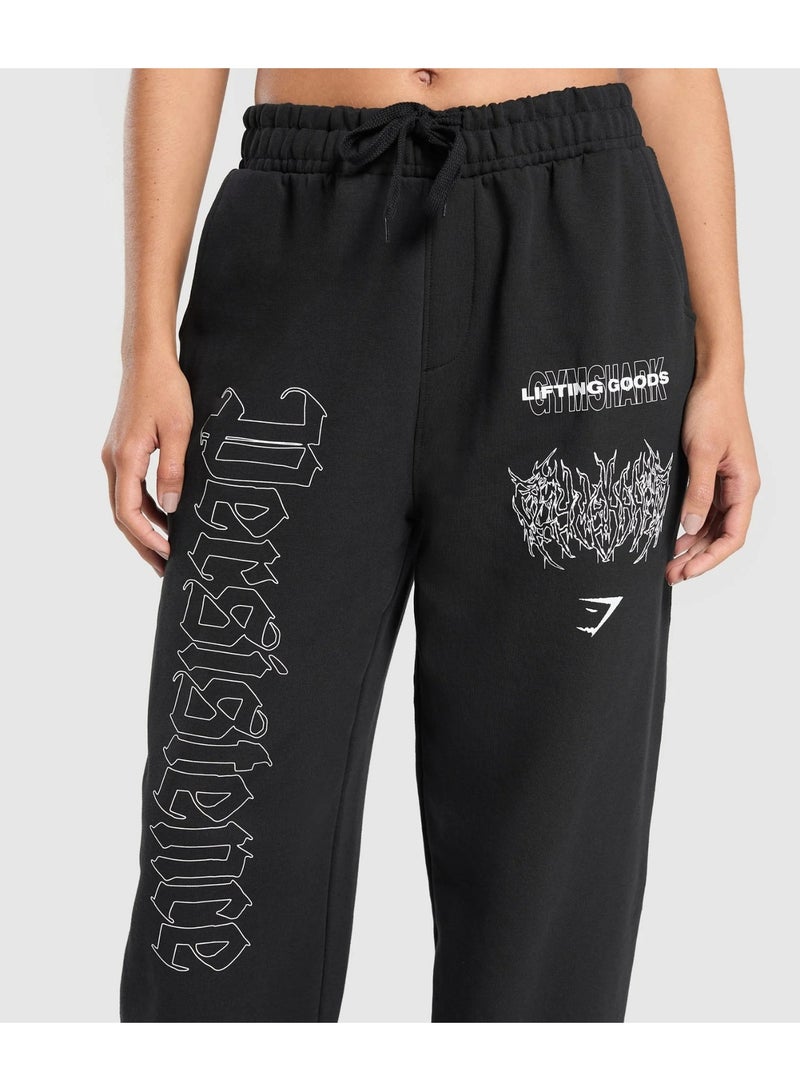 جيمشارك بنطال رياضي واسع الساقين من جيمشارك كوليجيت واش - Image 1