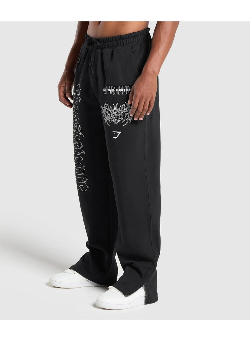 جيمشارك بنطال رياضي واسع الساقين من جيمشارك كوليجيت واش - Image 3