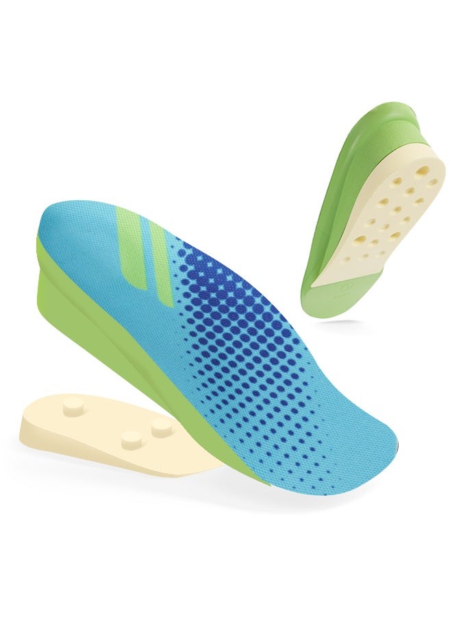 Generic Adjustable Height Increasing Insoles 2.5-4.5cm, Invisible Heel Lift Foot Pads for Men & Women, Breathable & Shock Absorbing Sports Inserts  - Image 1