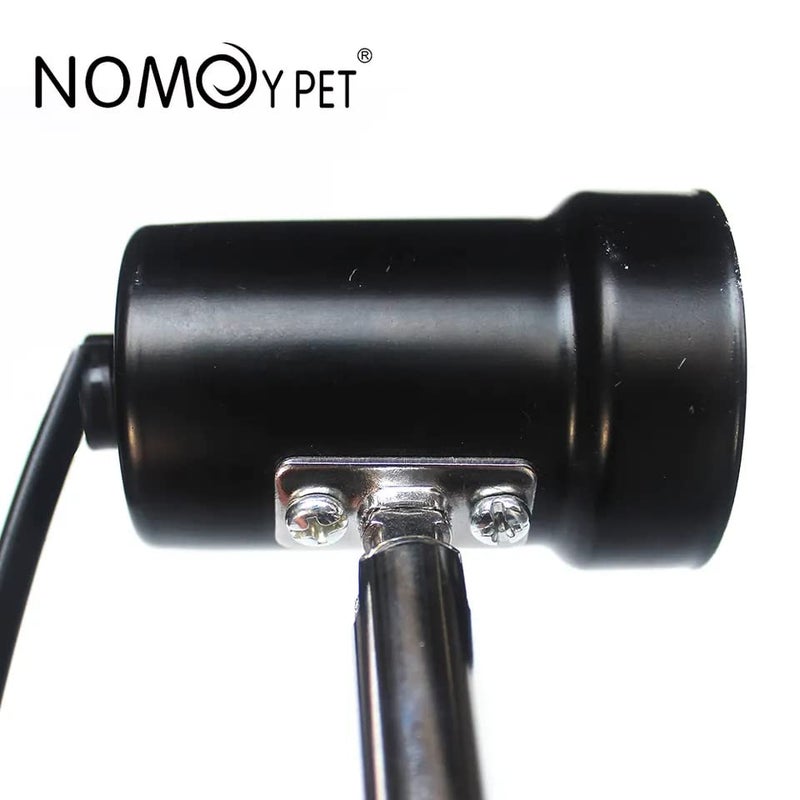 NomoyPet حامل مصباح سيراميك جانبي لخزان الزواحف NomoyPet E27 UVA UVB لمصباح الزواحف السلحفاة NJ19 - Image 2