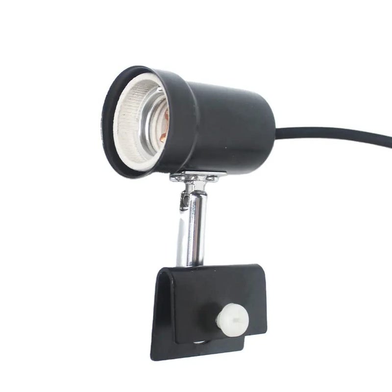 NomoyPet حامل مصباح سيراميك جانبي لخزان الزواحف NomoyPet E27 UVA UVB لمصباح الزواحف السلحفاة NJ19 - Image 1