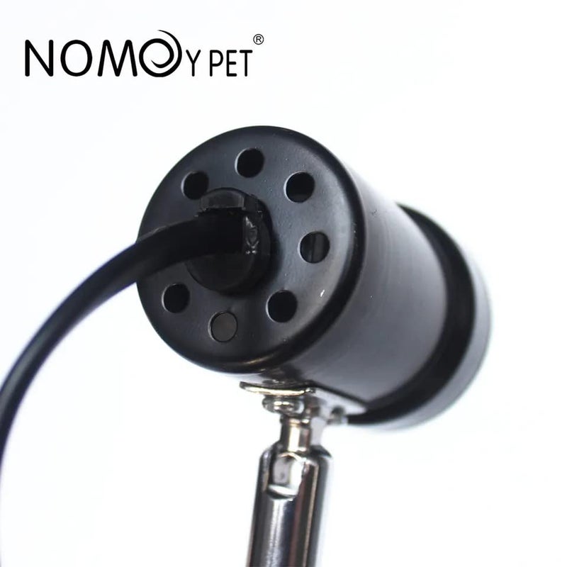 NomoyPet حامل مصباح سيراميك جانبي لخزان الزواحف NomoyPet E27 UVA UVB لمصباح الزواحف السلحفاة NJ19 - Image 5