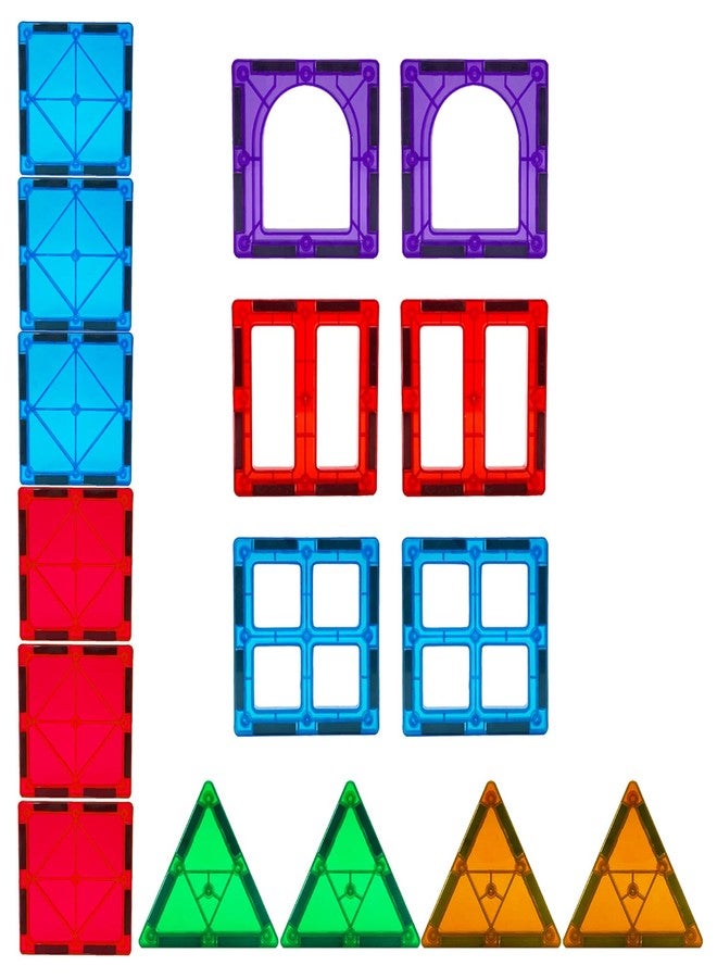 KIPA GAMING MagPlay 16pcs Made in India The Original STEM Magnetic Building Tiles&Blocks. Open-Ended Creative Learning Educational Toys for Children Ages 3 Yrs,Multicolor - Image 2