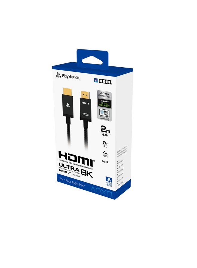 HORI Ultra High Speed HDMI Cable for PlayStation® 5 - Officially Licensed by Sony