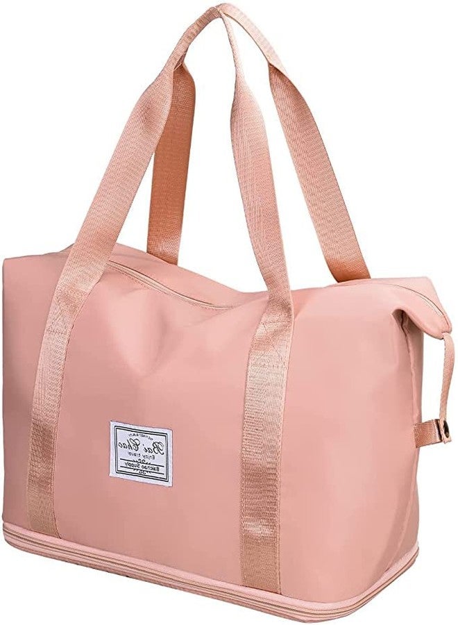 KINDRED Waterproof Duffle Bag for Travel - Versatile Luggage Bag for Women, Ideal for Weekend Trips, Gym, Large Size, Stylish Luggage Bag for Travelling (Pink) - Image 1