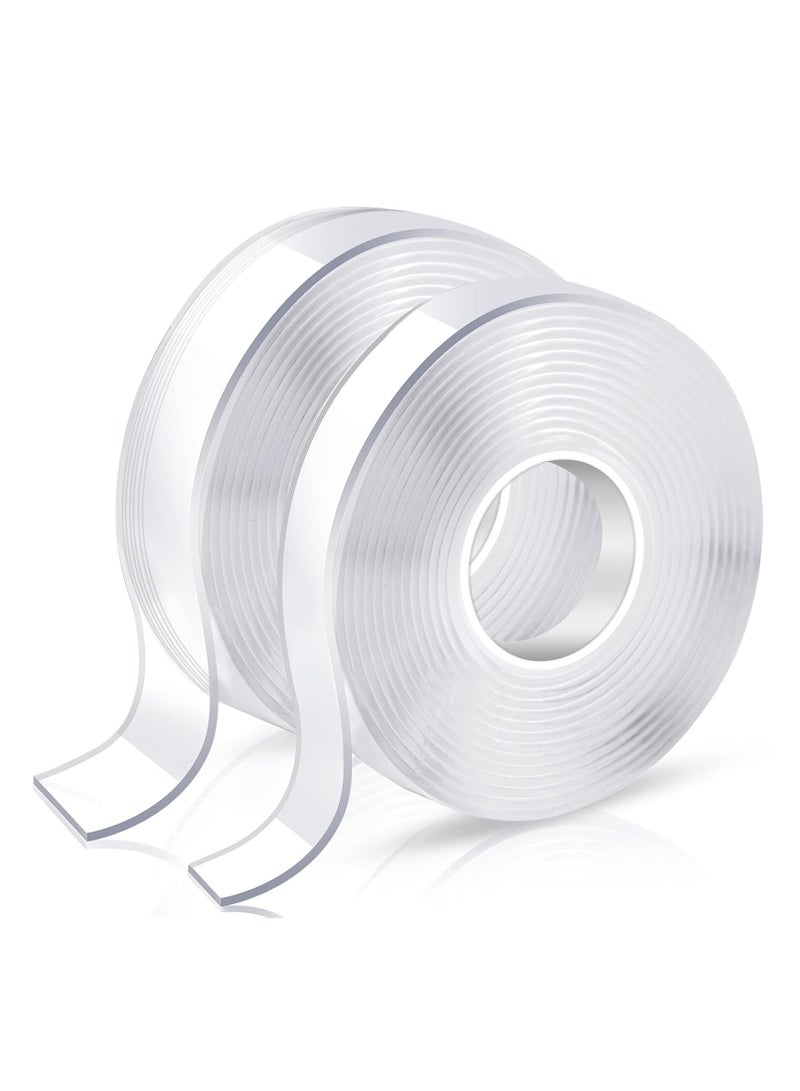 O Ozone Strong Adhesive Double Sided Tape Heavy Duty for Kitchen and Home Use, Transparent Traceless Acrylic Tape Strong Sealant Tape - Image 1