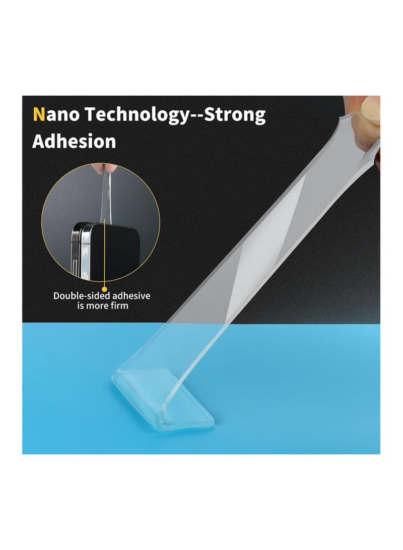O Ozone Strong Adhesive Double Sided Tape Heavy Duty for Kitchen and Home Use, Transparent Traceless Acrylic Tape Strong Sealant Tape - Image 2
