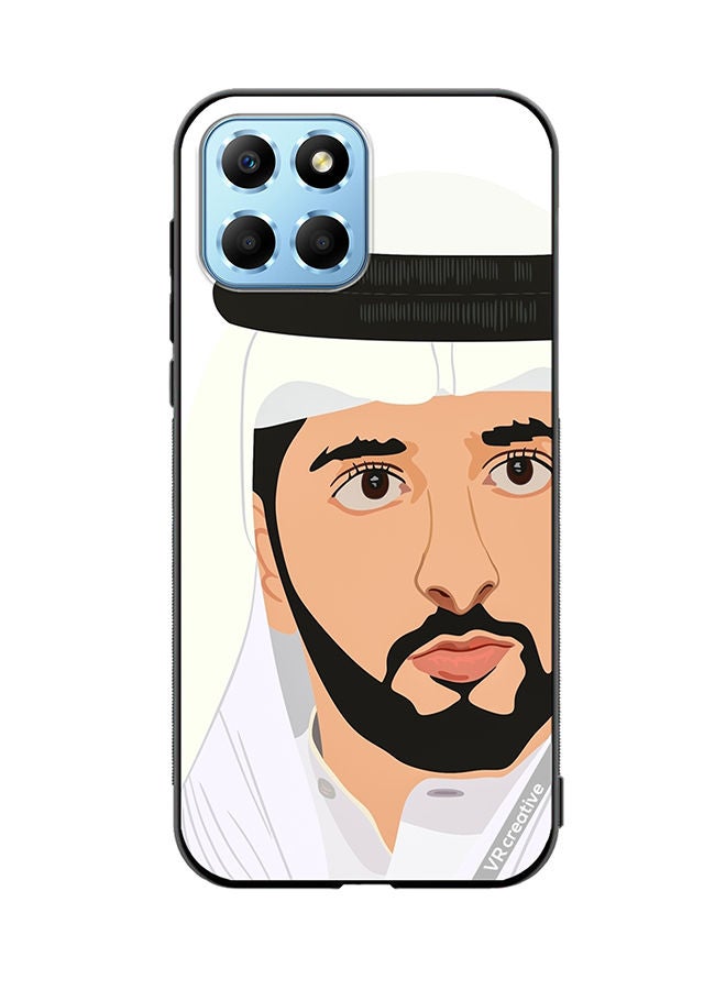 VR CREATIVE Protective Case Cover For Honor X8 5G Sheikh Hamdan Bin Mohammed Bin Rashid Al Maktoum Design Multicolour - Image 1