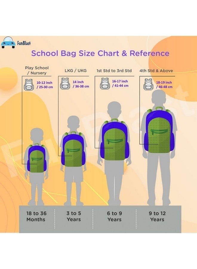 FunBlast School Bag for Girls - School Backpack, College Backpack, Travel Backpack, Office Bag, Multipurpose Bag for Girls, Casual Bagpack for Teens, Picnic Bag for Girls (39 X 28 X 15 CM) (Purple) - Image 3