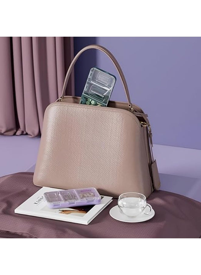 3 in 1 Pill Cutter and Crusher with Stainless Steel Blade and Storage Compartment, Includes Cleaning Brush - Image 3