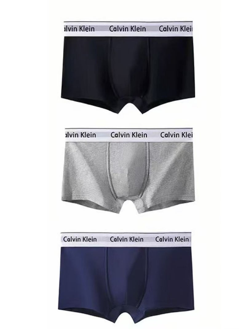 Calvin Klein Sports Calvin Klein Men's Boxer Briefs (3 Gift Box) cotton fits closely  - Image 1