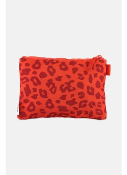 Citron Animal Print Cosmetic Pouch, Multicolor  - Image 2
