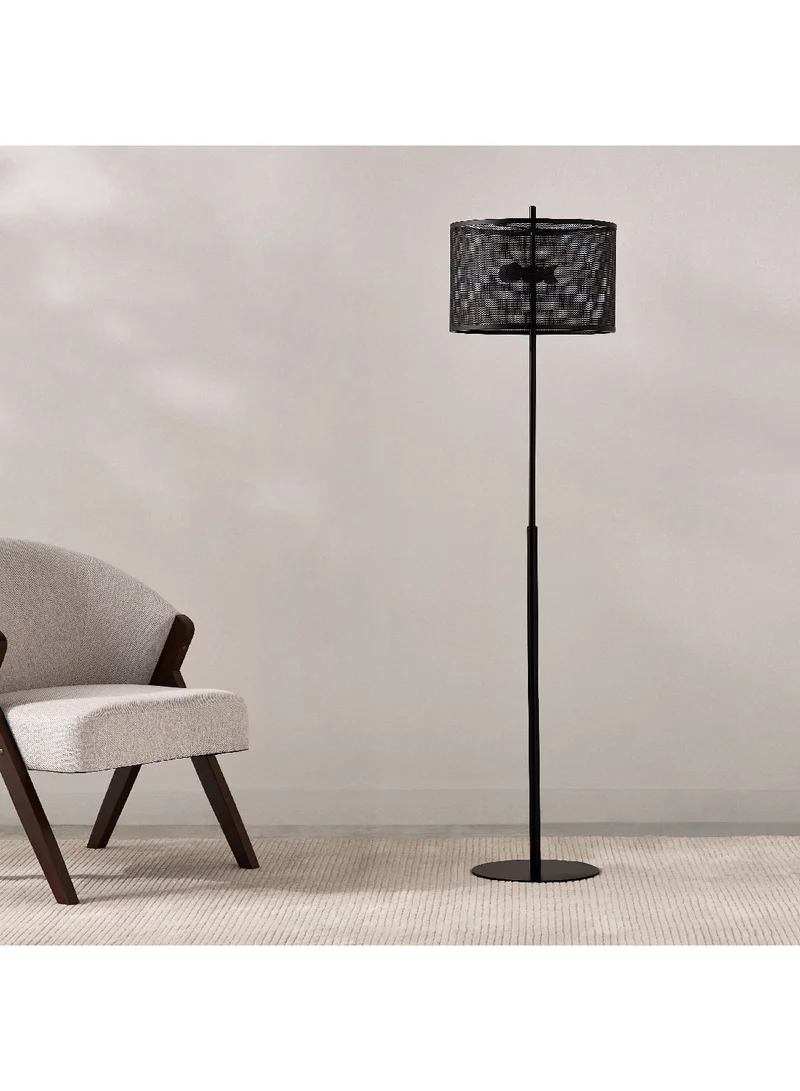 Home Box Tyler Metal Floor Lamp with Shade 39 x 157.5 cm