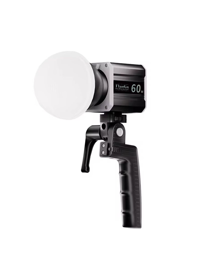 Verci Tri-Color LED Video Light 60W COB Photography Light 2800K-6800K for Live Streaming Home Studio Comercial Photography  - Image 2