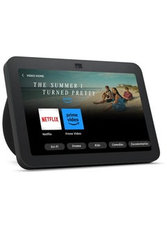 REBENUO Smart Home Systems Echo Show 8 (3rd Gen) Table Top 8"" HD Smart Touch Display with Spatial Audio 13 MP Camera BT/Wi-Fi 2x2"" Drivers with Passive Bass Builtin Smart Home Hub & Alexa (BLACK)  - Image 1