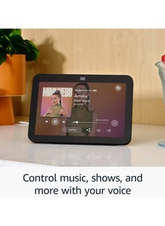 REBENUO Smart Home Systems Echo Show 8 (3rd Gen) Table Top 8"" HD Smart Touch Display with Spatial Audio 13 MP Camera BT/Wi-Fi 2x2"" Drivers with Passive Bass Builtin Smart Home Hub & Alexa (BLACK)  - Image 4