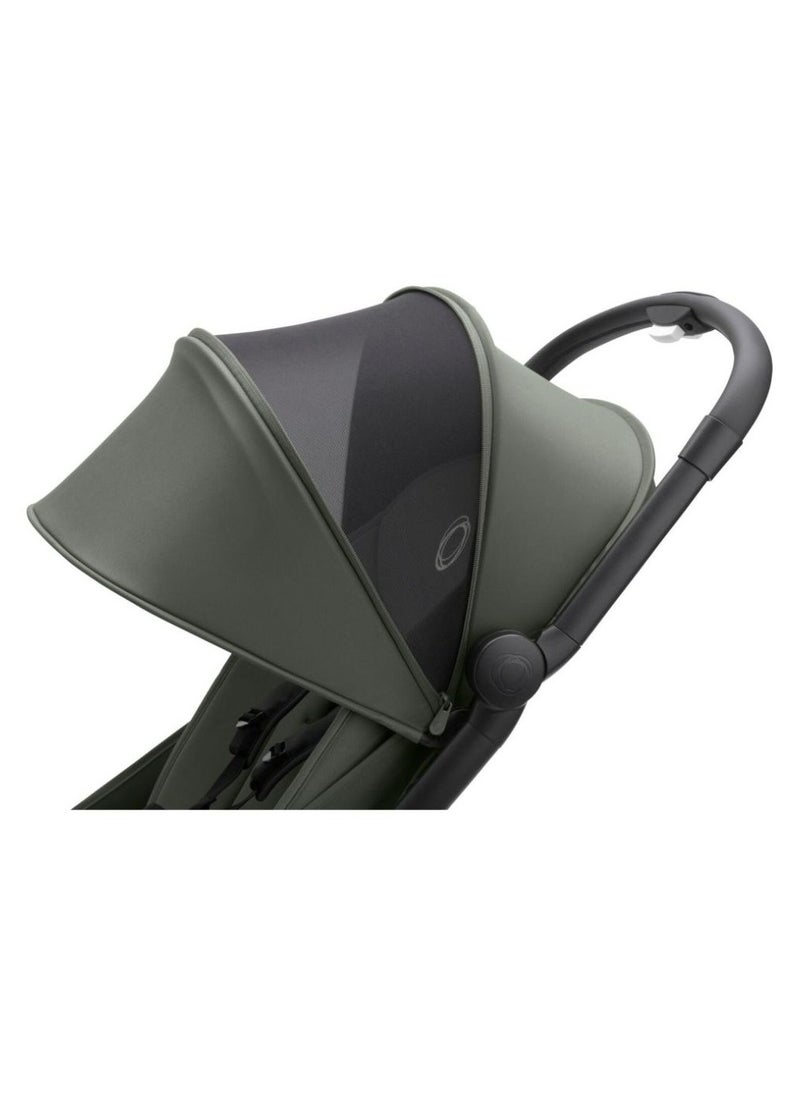 Bugaboo - Butterfly Complete Travel Stroller - Black/Forest Green - Image 1
