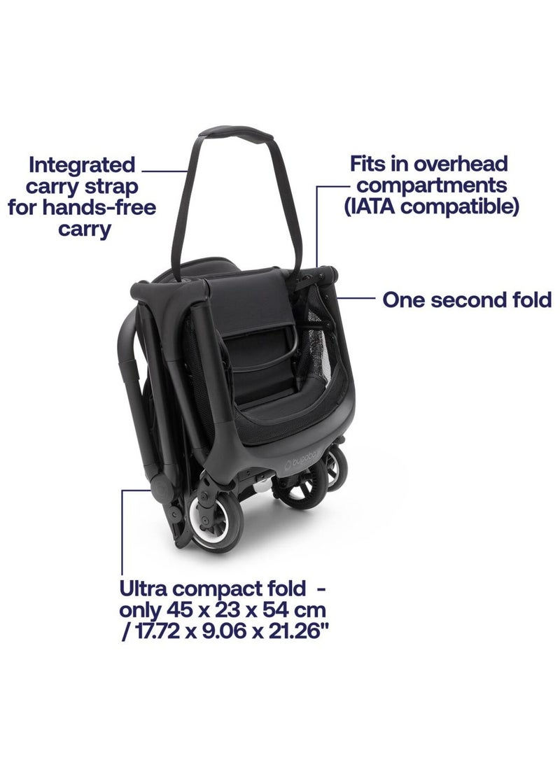 Bugaboo - Butterfly Complete Travel Stroller - Black/Forest Green - Image 1