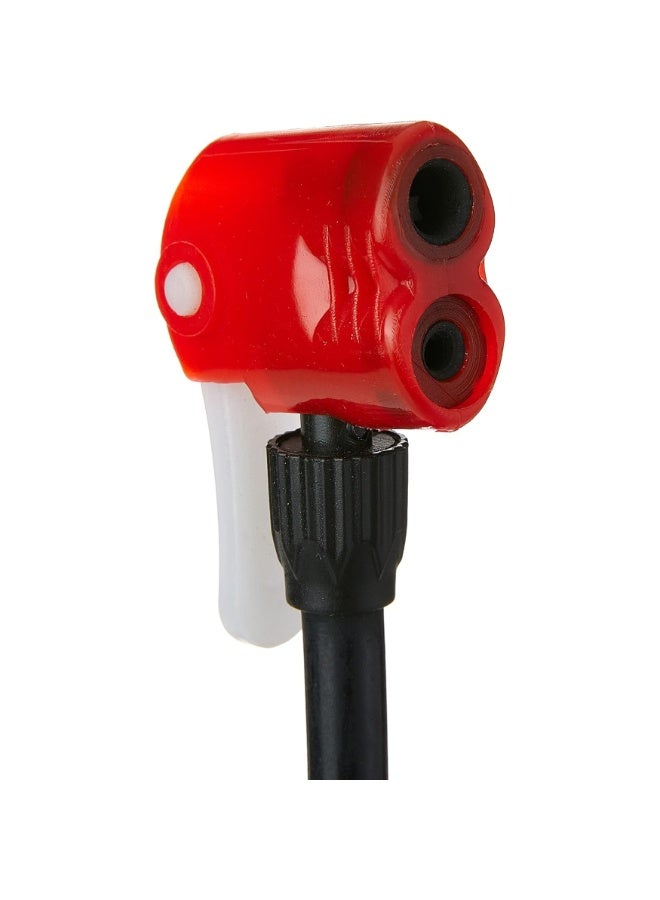 Fukukawa Portable High Pressure Air Pump for Car Tire Bicycle Motorcycle and Sports Ball Aluminum Hand Pump with Flexible Hose Universal Valve and Foldable Foot Base - Image 4