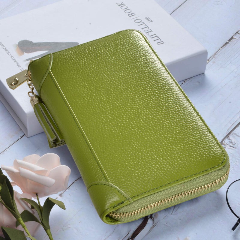 إيزي يو لايف حاملة بطاقات جلد بسحاب - Image 2