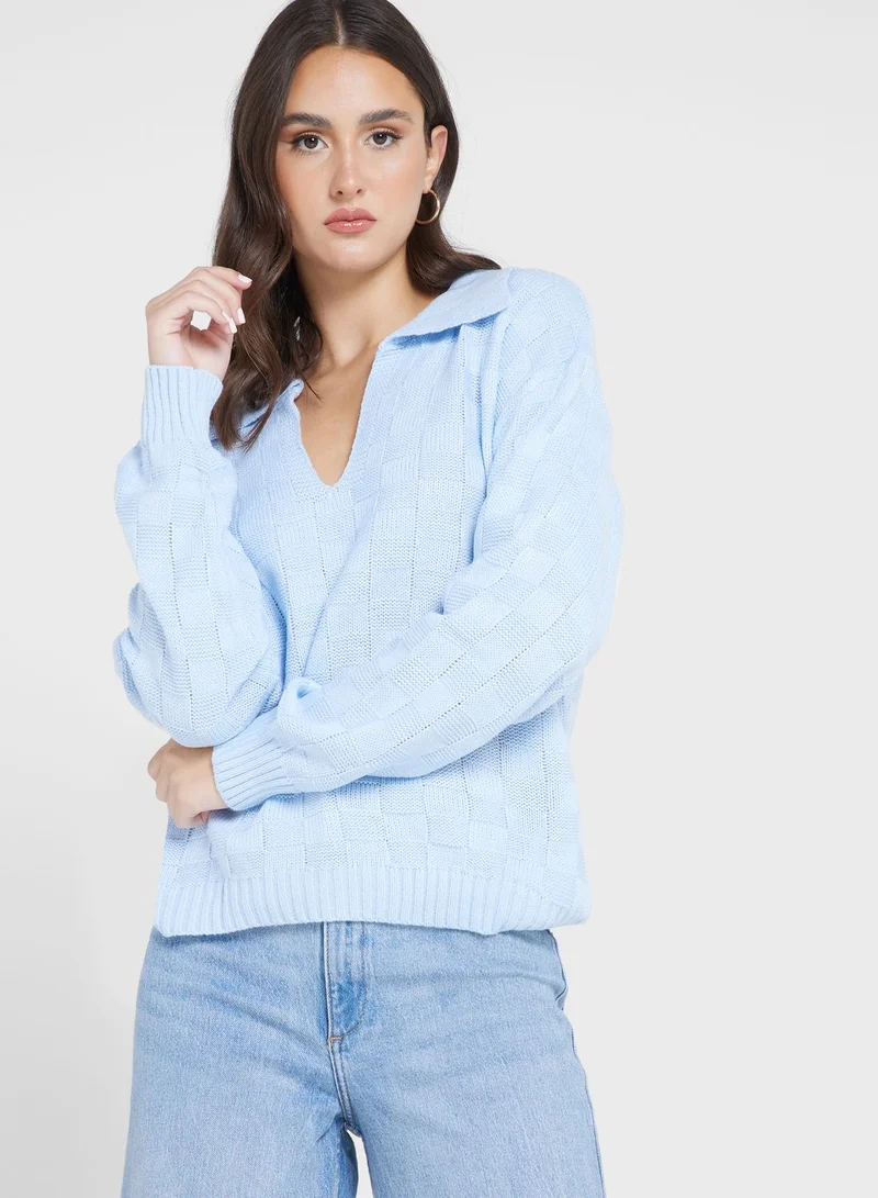 ELLA Cable Patterned Sweater