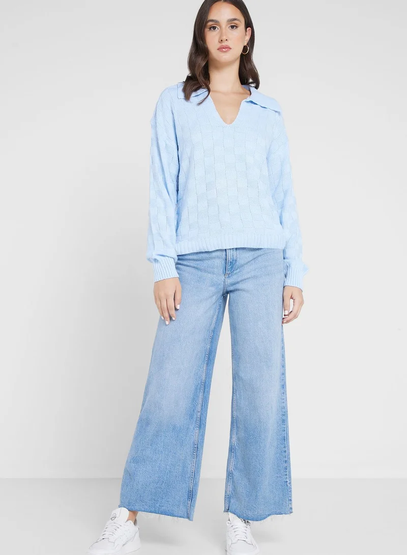 ELLA Cable Patterned Sweater