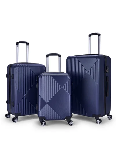 LIMRA Travel Bags From limra it consists of 3 luggage bags with a modern design and a solid Navy color