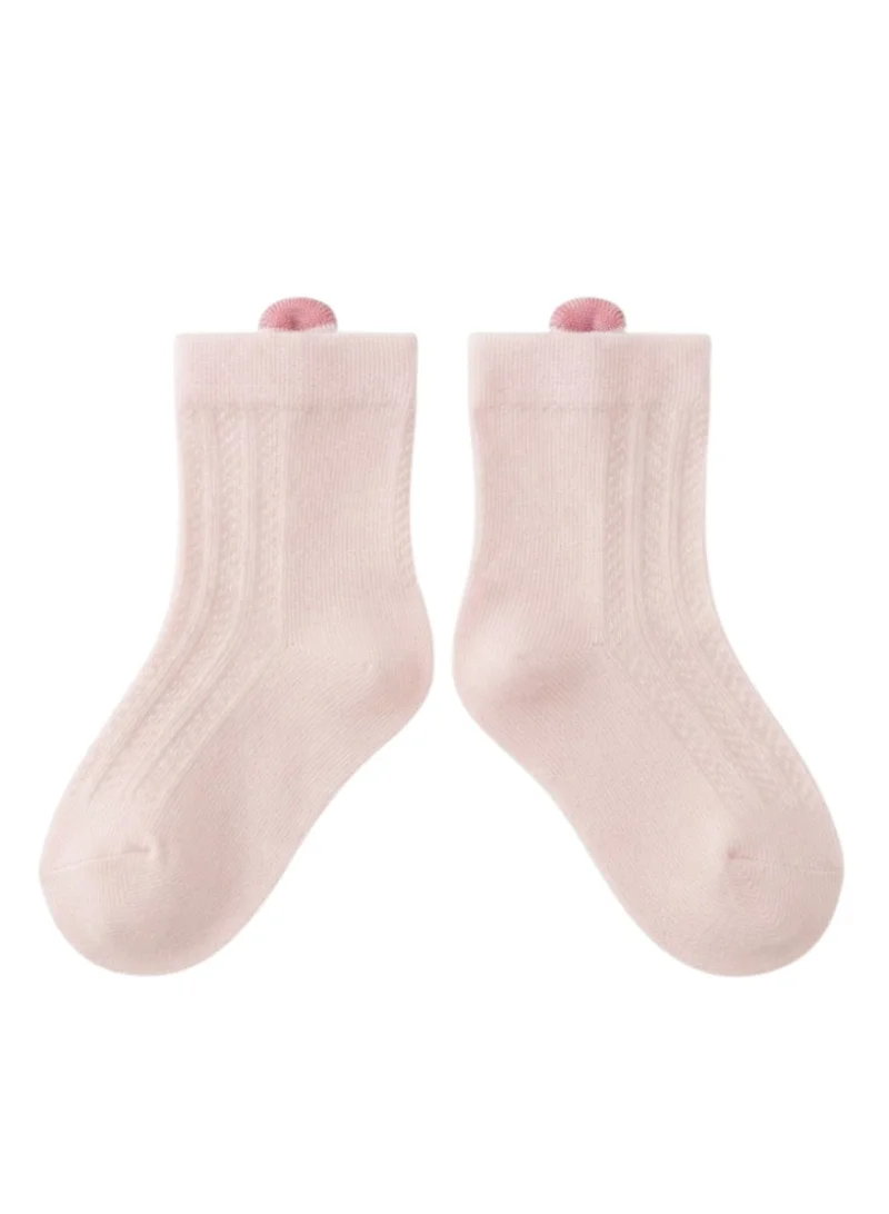 Bambimici Baby Minimalist Socks 5 Pairs - Light Pink
