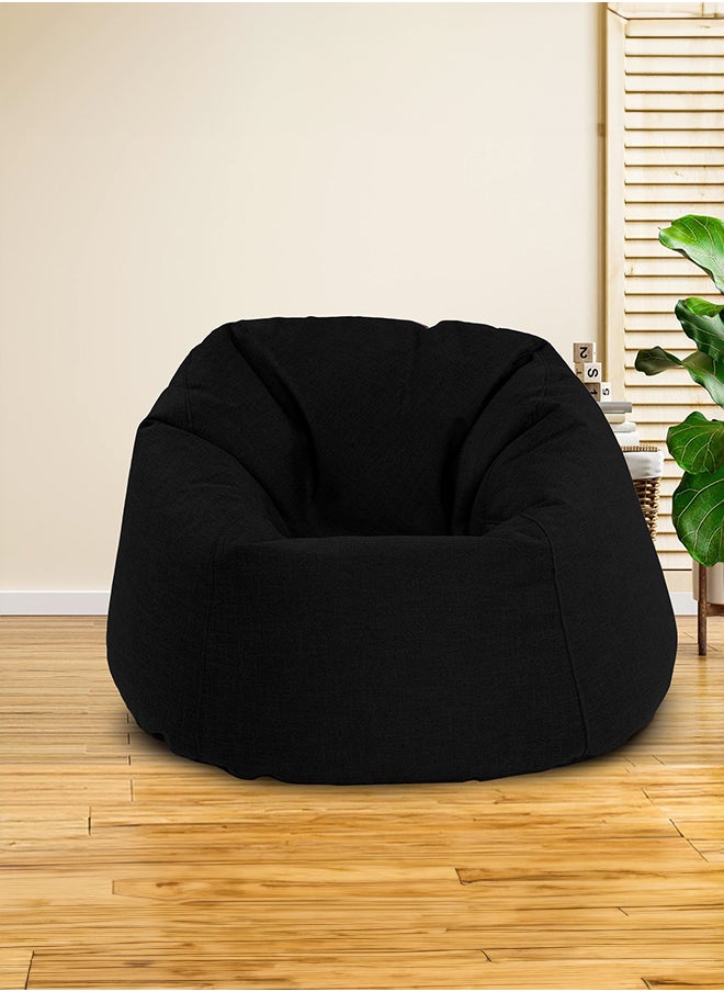 In-House - Solly | Linen Bean Bag Chair with EPS Beads Filing - Image 1