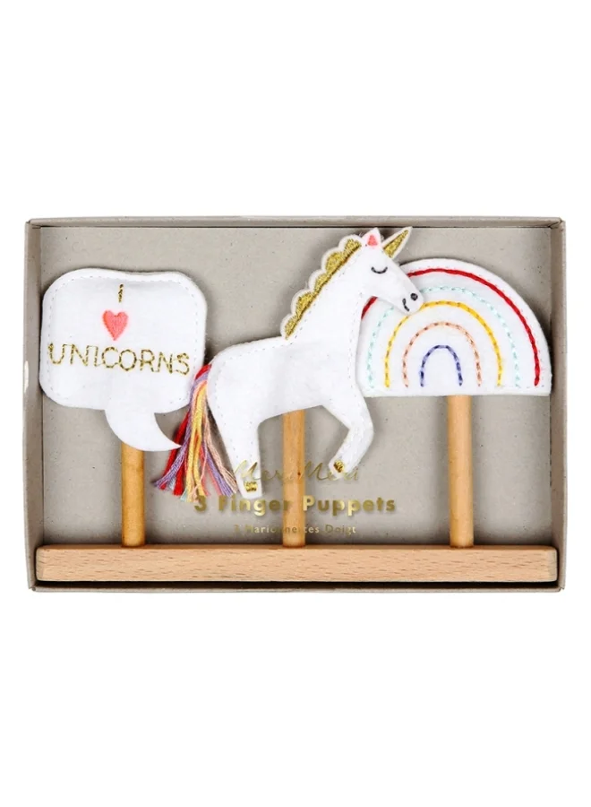 ميري ميري Unicorn Finger Puppets