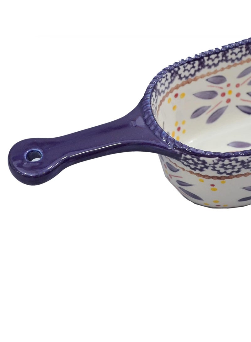 temp-tations® Old World Baker & Server with Bamboo Lid - 2 Piece - Eggplant - Image 3