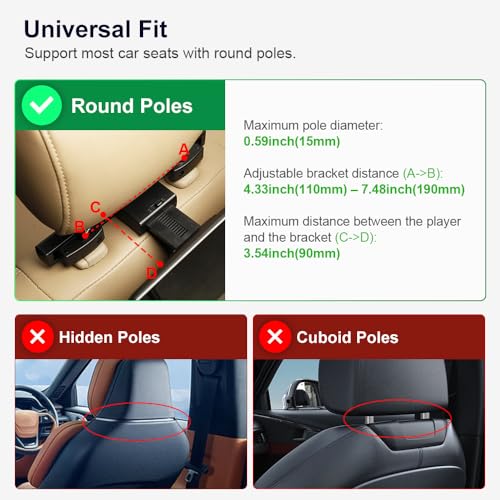 Xtrons شاشة رأسية للسيارة XTRONS بحجم 14 بوصة وبدقة 4K، شاشة تعمل باللمس بتقنية IPS بنظام أندرويد 11، قابلة للدوران بزاوية 90°، مع WiFi/Bluetooth/HDMI/USB/AV في/نسخ الشاشة 4+64G (1PC) - Image 5