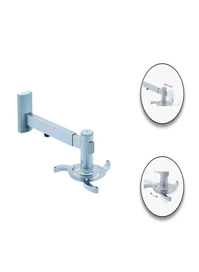 Skill Tech SH 05P Aluminum Short Throw Projector Wall Mount, Profile 475–655mm, Max Load Capacity 10kg - Image 2