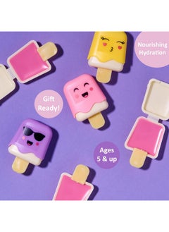 Expressions Expressions 12pc Pucker Pop Novelty Lip Gloss Set - Girls Cosmetics Mini Popsicle Lip Gloss Collection, Lip Gloss for Kids, Safe, Non Toxic Kids Makeup Set  - Image 5