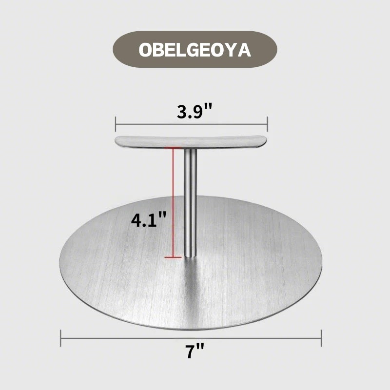 OBELGEOYA Simple Tortilla Press Maker - 7 Inch Stainless Steel Multi-Functional Dough Press Quesadilla Maker, Roti Maker for Making Flour, Corn, Gluten-Free Tortillas - Image 2