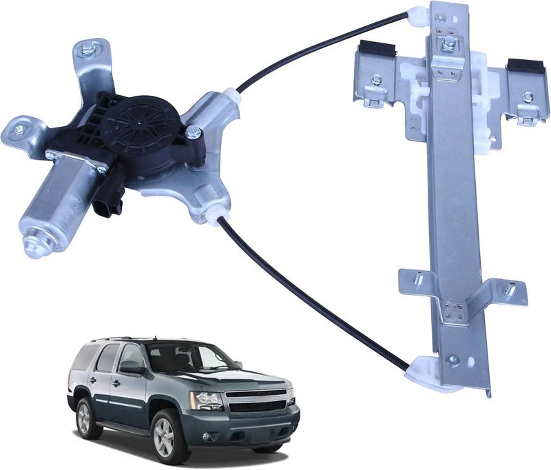 SHOWSEN 741-391 Rear Passenger Power Window Regulator with Motor for 2007-2014 Cadillac Escalade, Tahoe, Yukon