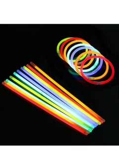 MIXDE 100 Glow Sticks Party Pack 8 Inch With Connectors To Make Neon Bracelets,Necklaces,Eye Glasses And Balls For Party Supplies  - Image 4