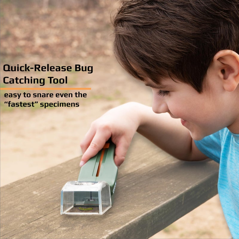 Carson BugView 5x Magnifier Quick-Release Bug Catching Tool, Stem Educational Toy for Kids and Adults (HU-10) - Image 2