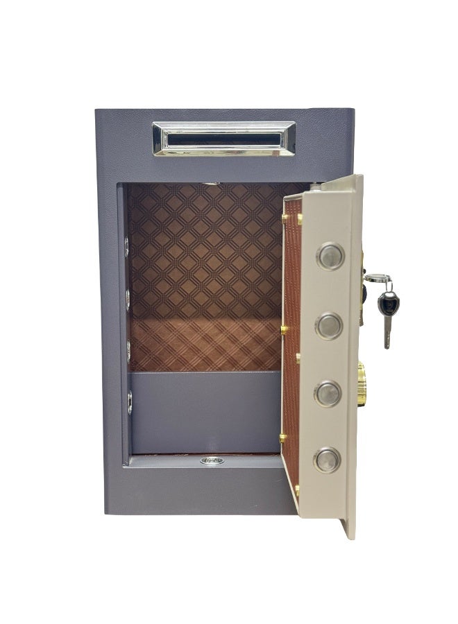 Luxury Fire-Resistant Digital Security Safe With Electronic Number Pad And Lock And Physical Key 70*38*42 cm 38 Kg - Image 2