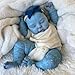 Zero Pam Avatar Reborn Babies 20 Inch Lifelike 3D Painted Dolls Reborn Baby Doll That Look Real Babies Silicone ReBorn Doll with Cloth Body Real Life Avatar Toys for 3 Kids with Accessories - Image 4