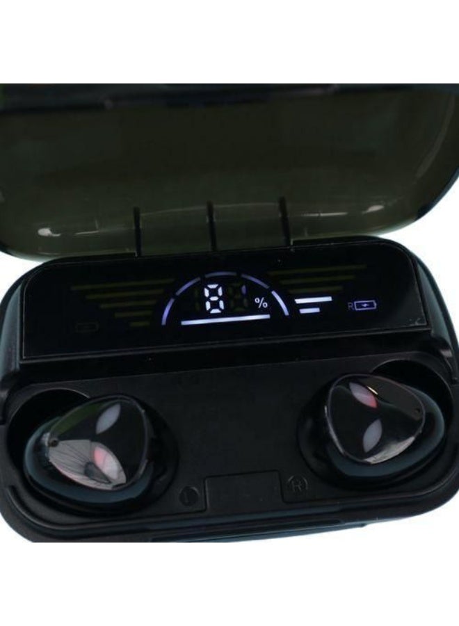 M20 Wireless Bluetooth Earbuds with Stereo Sound and Charging Case – Black - Image 2