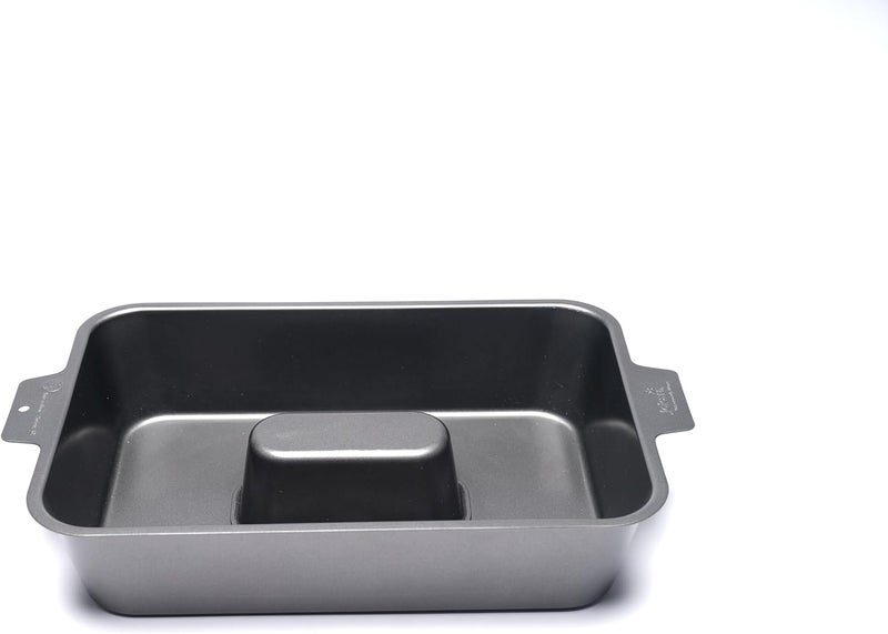 Jokari 9x13 Inch Thermal Ridge Baking Pan with Center Heating Spine to Promote Even Baking for Lasagnas, Cakes, Casseroles and More. No More Soggy Centers or Unevenly Baked Meals or Desserts - Image 5