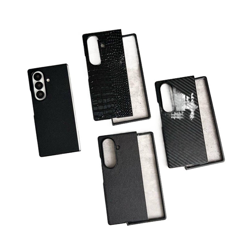 غطاء واقي | PC | ملمس التمساح | لـ Samsung Galaxy Z Fold 5 - Image 3