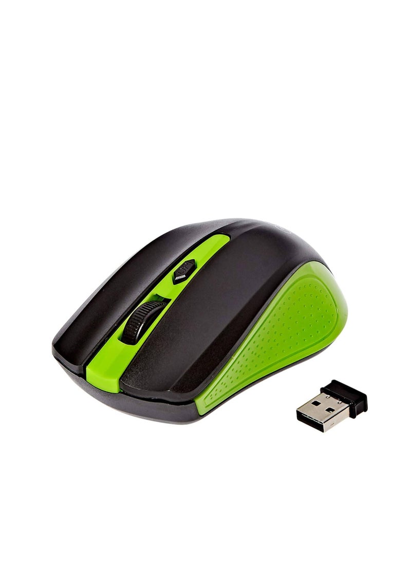 Enet Enet G211-66 Wireless Optical Mouse-Green  - Image 1