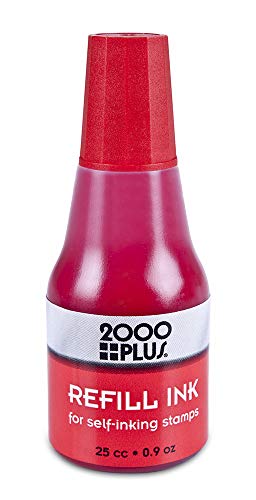 2000 Plus Green Line Self-Inking Message Stamp, FAXED, 80% Recycled, 1 1/2" x 9/16" Impression, Red Ink (098369) - Image 3