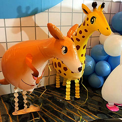 SOTOGO 14 Pieces Walking Animal Balloons Pet Balloons Farm Animal Balloon Toys Air Walkers for Kids Gift Birthday Party Decor - Image 5
