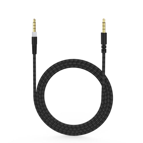 Toeasor 3.5mm Audio Jack Stereo Cloud Alpha Cable Aux Cord Game Headset Cable Wire Compatible with HyperX Kingston Cloud Alpha and Cloud Mix Gaming Headset, 5ft (No Mic) - Image 1